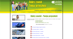 Desktop Screenshot of dztp.centrumedukacji.pl
