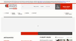 Desktop Screenshot of centrumedukacji.pl