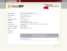 Tablet Screenshot of bip.centrumedukacji.pl